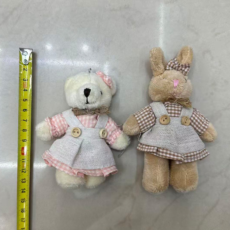 Plush toys, linen rabbits, bears, hemp ropes, scarves, Japanese souvenirs, cultural and creative dolls, cartoon accessories, pendants, plush figurines, keychains, cloth dolls, cute decorations, gifts, claw machines, factory direct sales Specification image