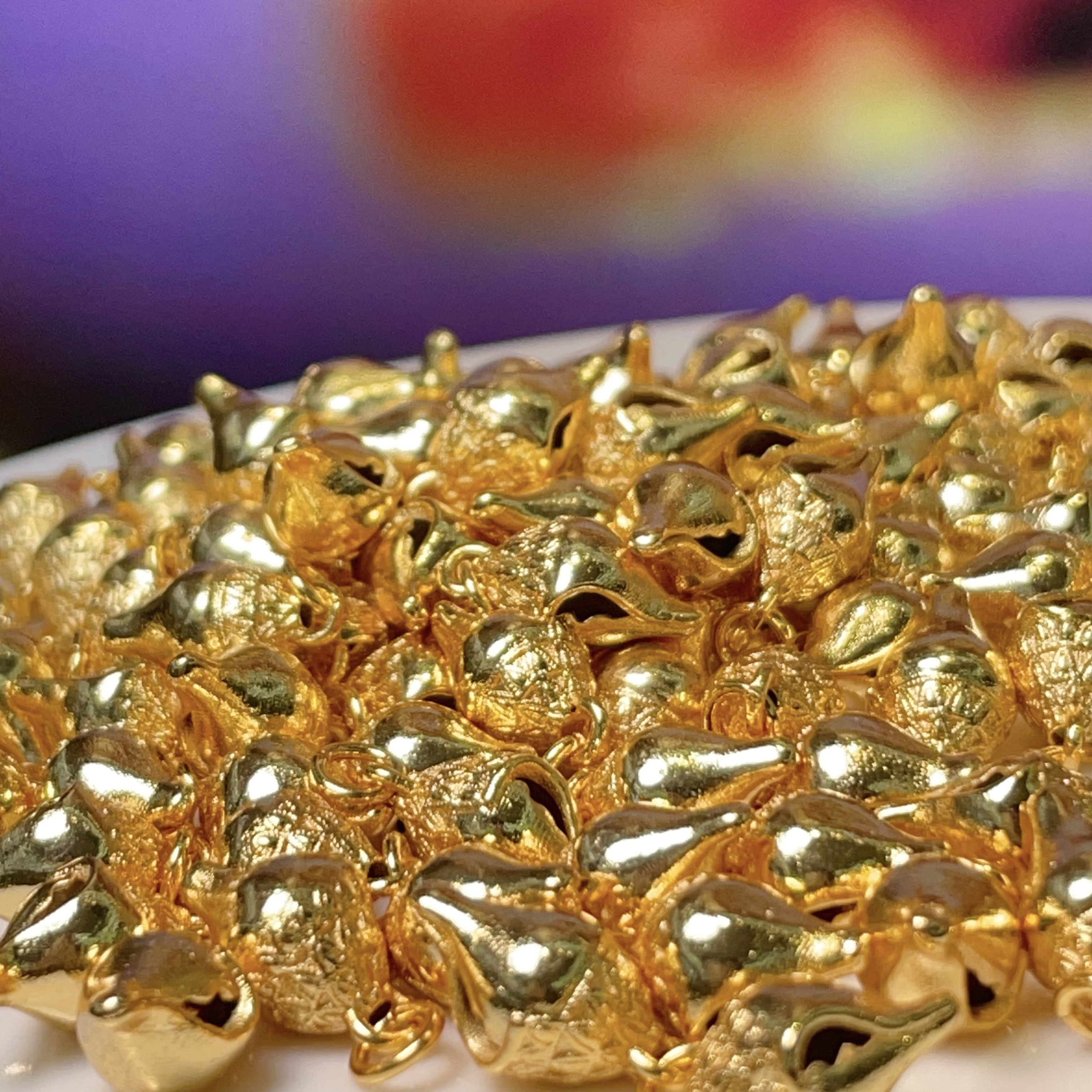Conch Little Drip diy jewelry accessories, crystal accessories, ancient method sand gold accessories, copper-plated real gold, high color retention Application Scenario