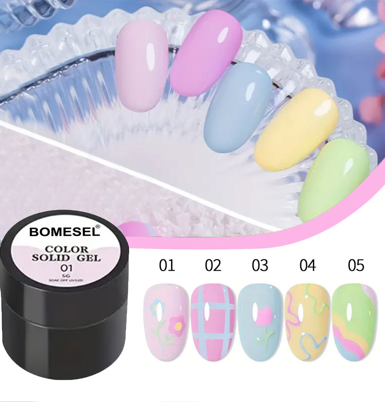 Cross-border nail color glue Macron color series nail oil glue Solid color nail salon special phototherapy glue direct sales from the source factory pic 7
