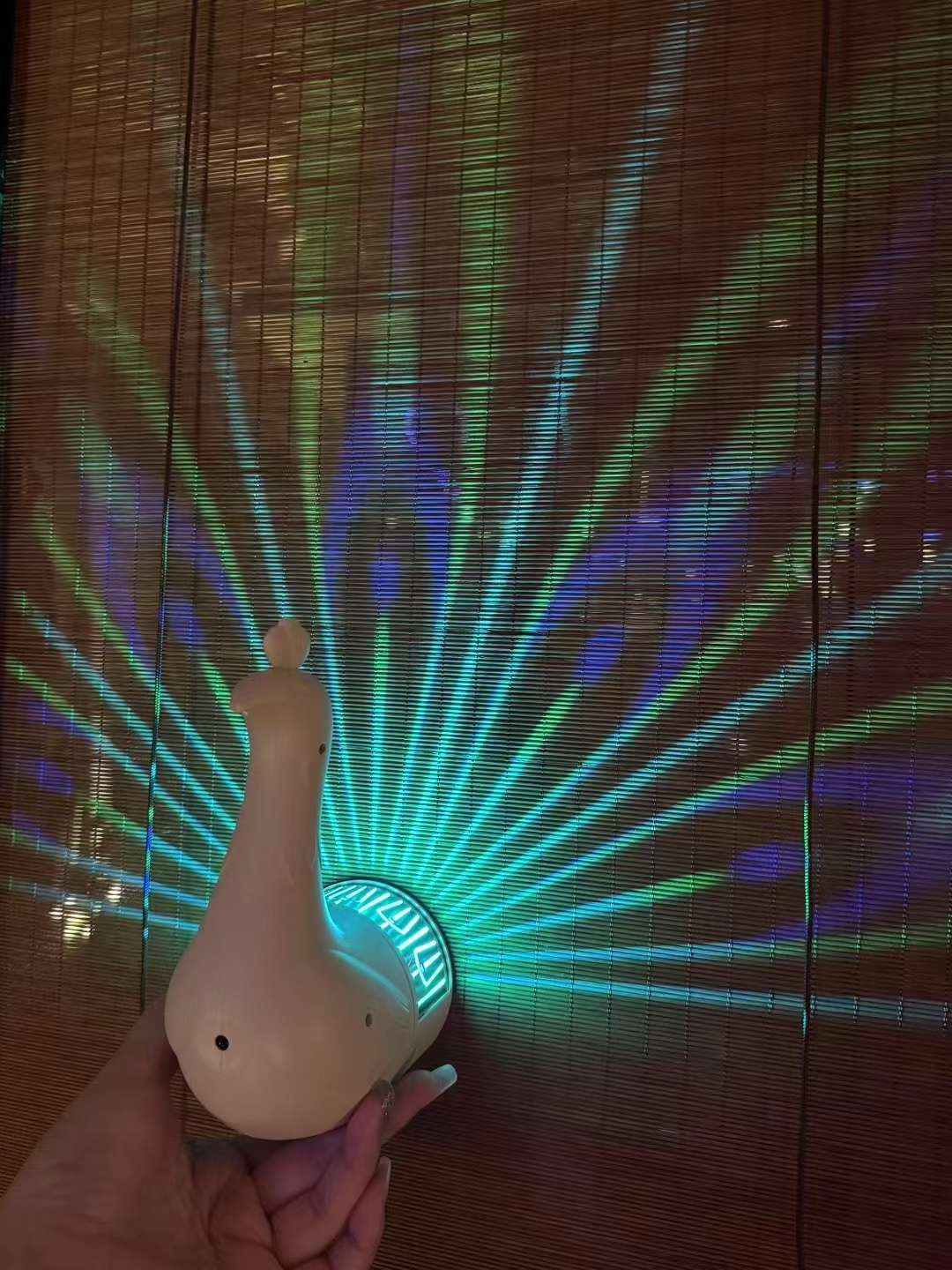 月亮灯小夜灯台灯装饰照明遥控夜燈太空人创意台灯灯具夜间阅读灯儿童卧室灯孔雀灯，多色可选遥控台灯夜燈太空人台灯灯具台灯详情图6