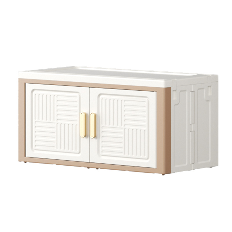 D47-1205 Household multi-functional folding storage box, bedroom, living room and dormitory storage cabinet, folding cabinet with multiple doors for storage Item Picture