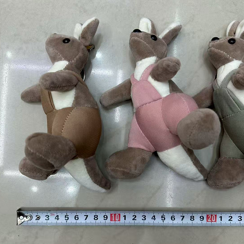 Juguetes de peluche canguro australia animales recuerdos wenchuang muñeca creativa dibujos animados colgante perimetro de peluche colgante llavero muppet colgante adorable decoración clip de regalo máquina de muñeca fábrica venta directa Application Scenario