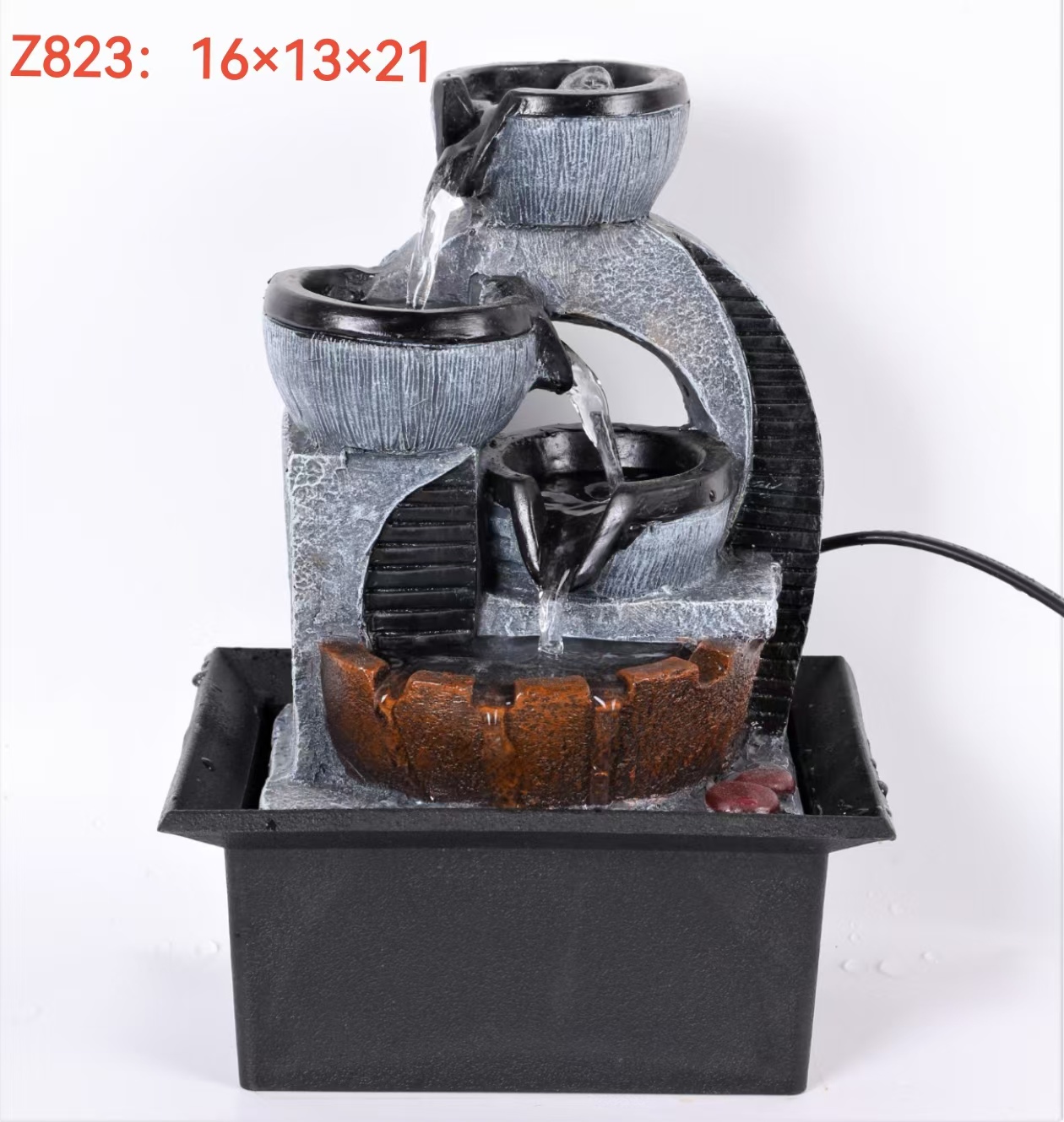 树脂流水/假山流水/摆件产品图