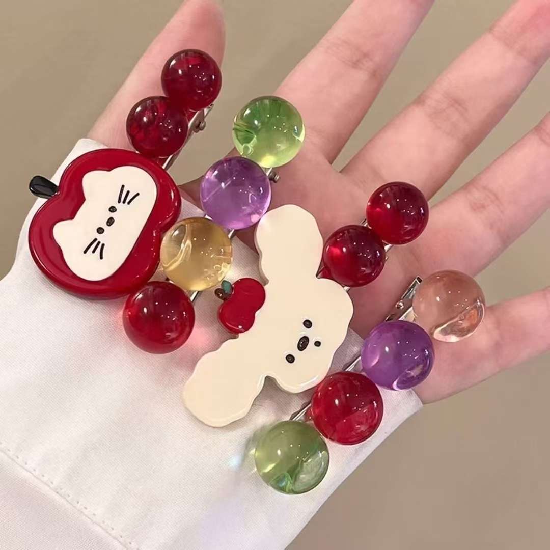 儿童水钻发夹抓夹发饰滴油头饰宝宝发夹可爱发夹夹子