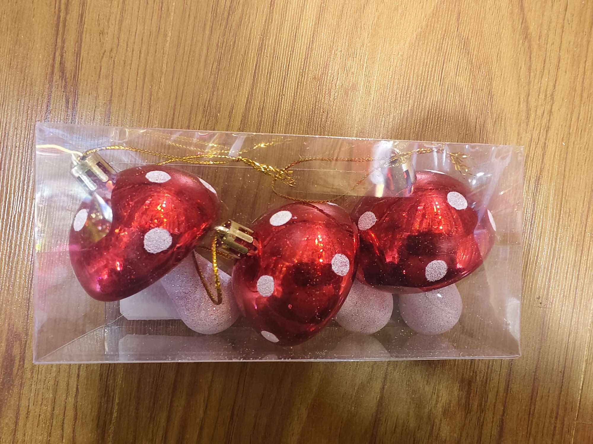 办公文化圣诞装饰品蘑菇圣诞用品节日布置装饰材料