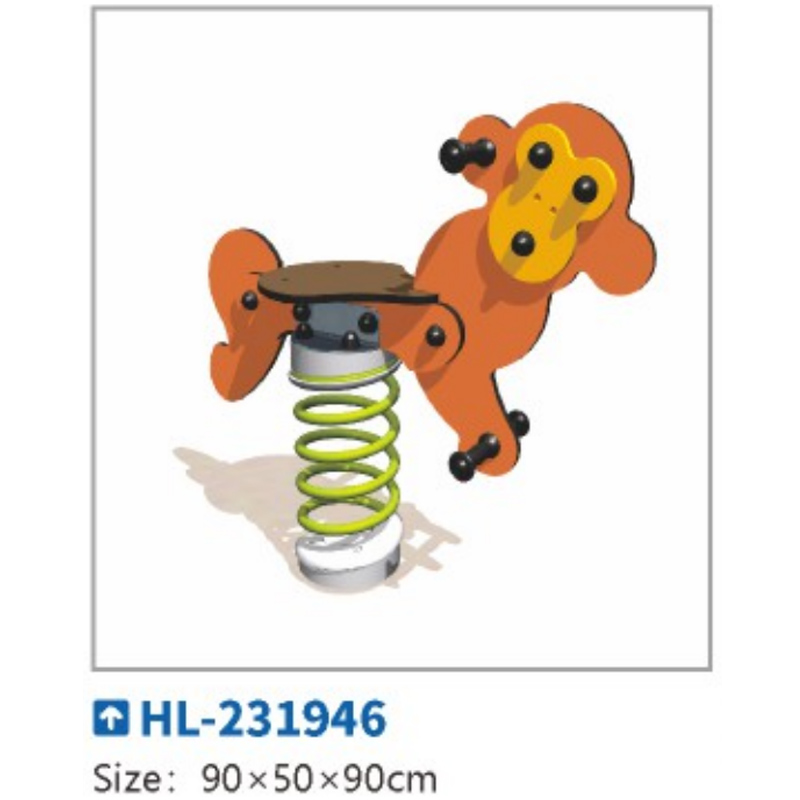 Yao Ma Kindergarten pe board, community park seesaw, plastic spring rocking horse, rocking horse fun horse, seesaw, rocking horse fun horse, spring kindergarten plastic wooden horse, park pe board, community kindergarten seesaw, rocking horse Specification image