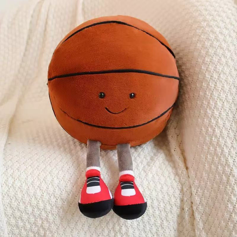 Cross-border fun basketball, football, billiards, volleyball, rugby, plush toys, children's dolls, boys' gift dolls Application Scenario