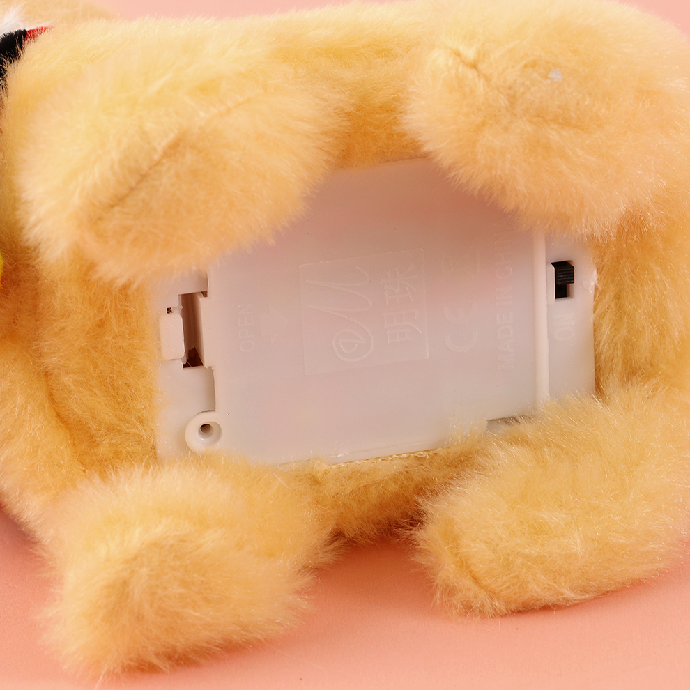 The cute and playful electric plush puppy can be affectionate and play with you, singing beautifully. The recording saves the beautiful words of children. Application Scenario