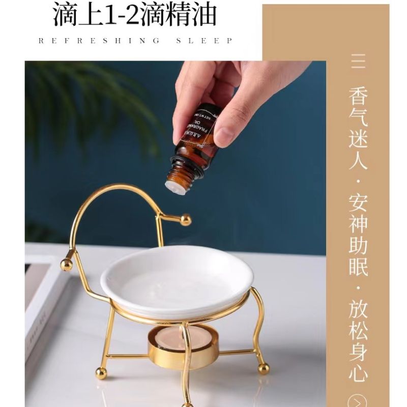 铁艺香薰炉香薰灯精油炉灯复古太师椅蜡烛炉烛台家用其他装饰摆件 RW-52产品图