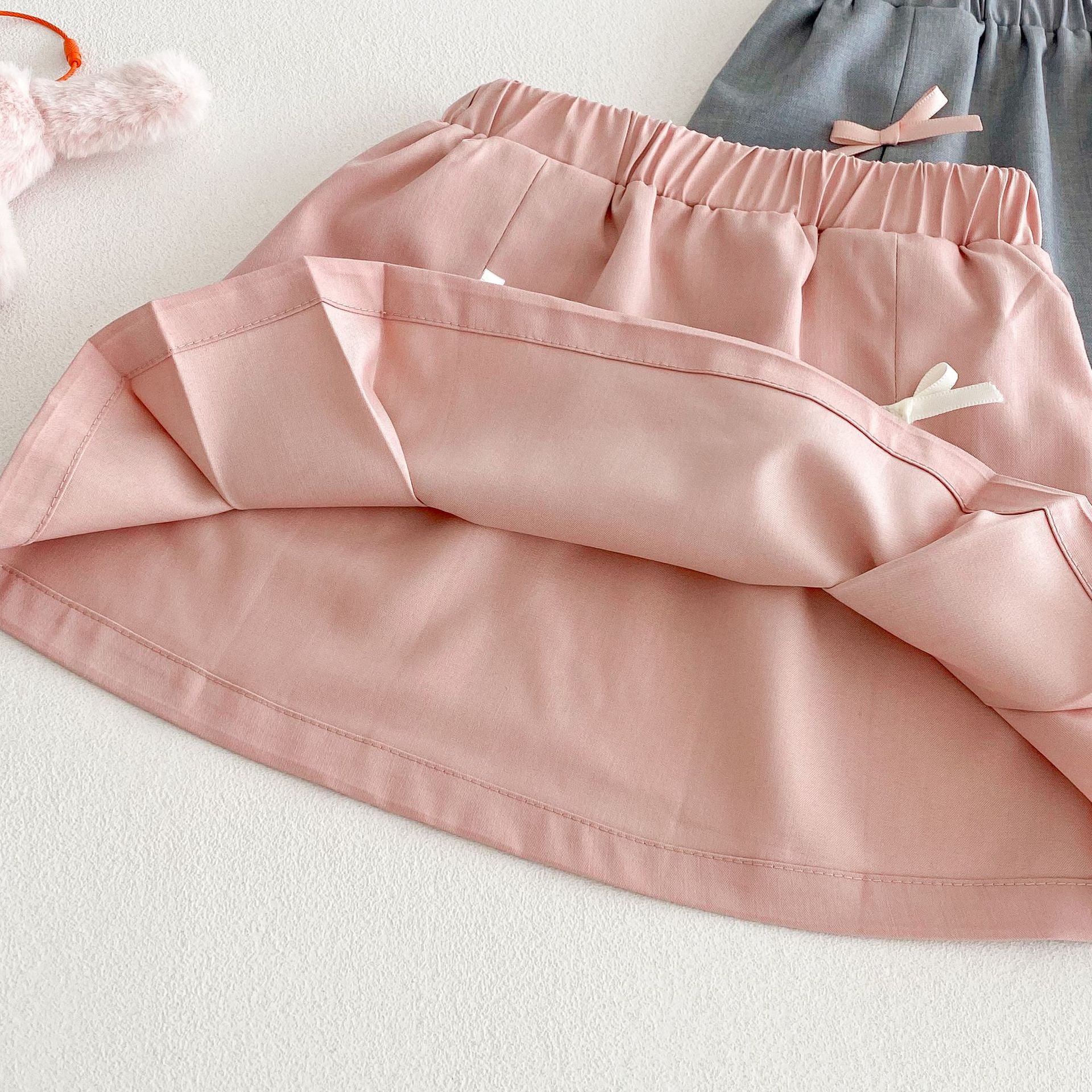 Girls' bow skirt 2025 New Summer style: Korean-style solid color half skirt for 0-5-year-old girls, children's summer wear Application Scenario