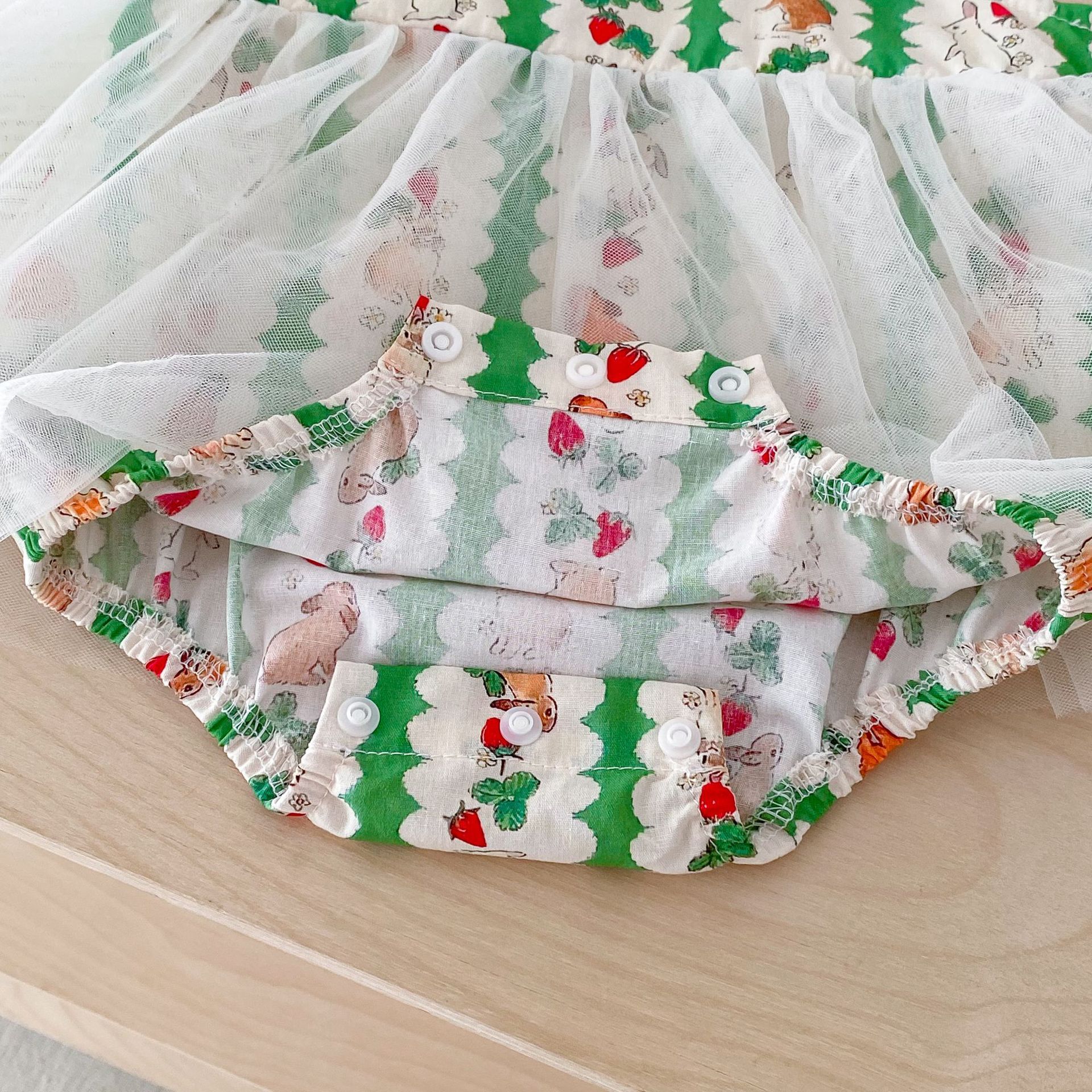Baby bunny bunny skirt with hat, 0-2 years old summer girl super cute Hayi first birthday dress thin AL645 Application Scenario