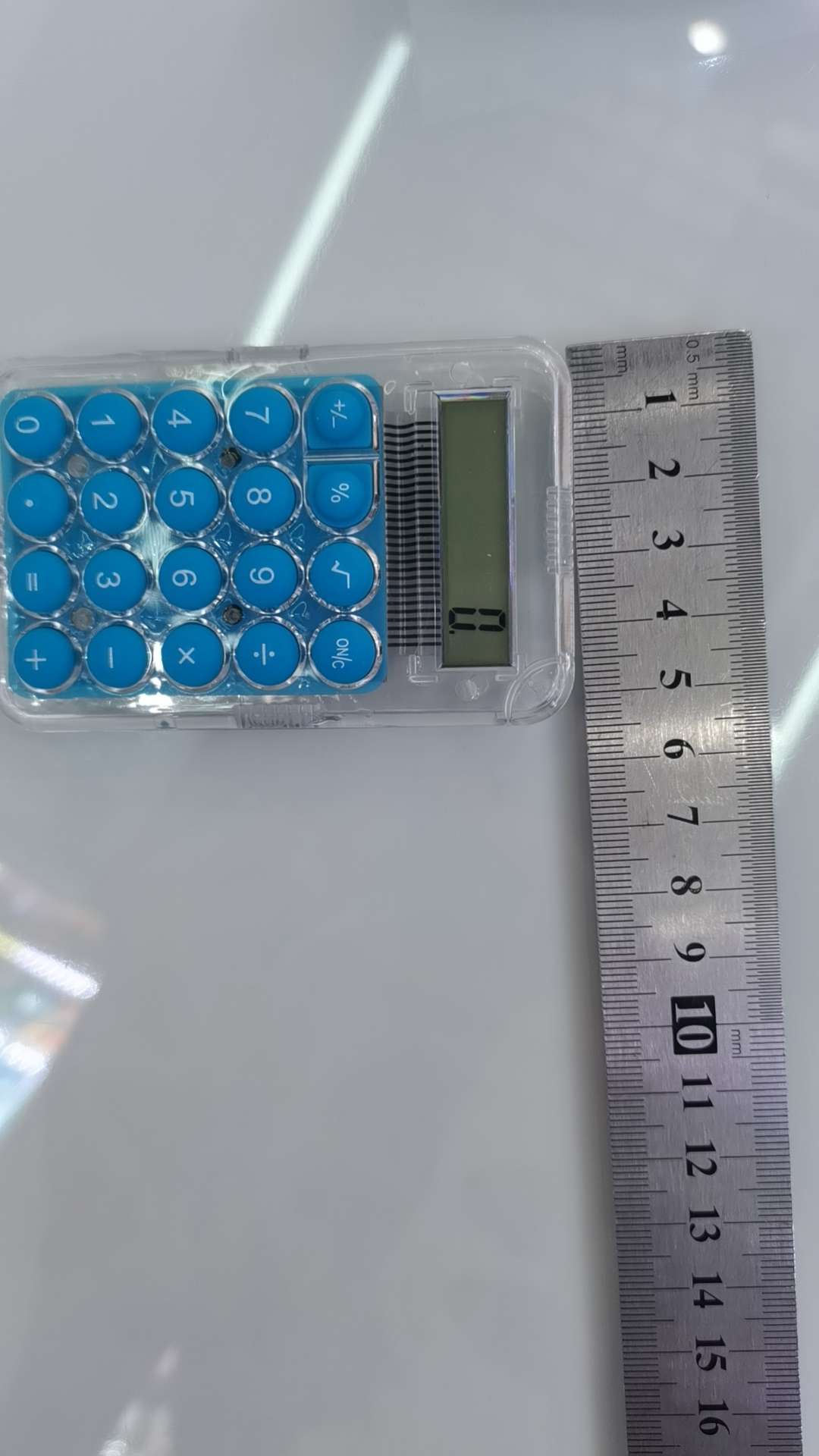 日用百货。迷你计算器新奇特多功能创意产品实用便携办公家用配件新颖设计细节图