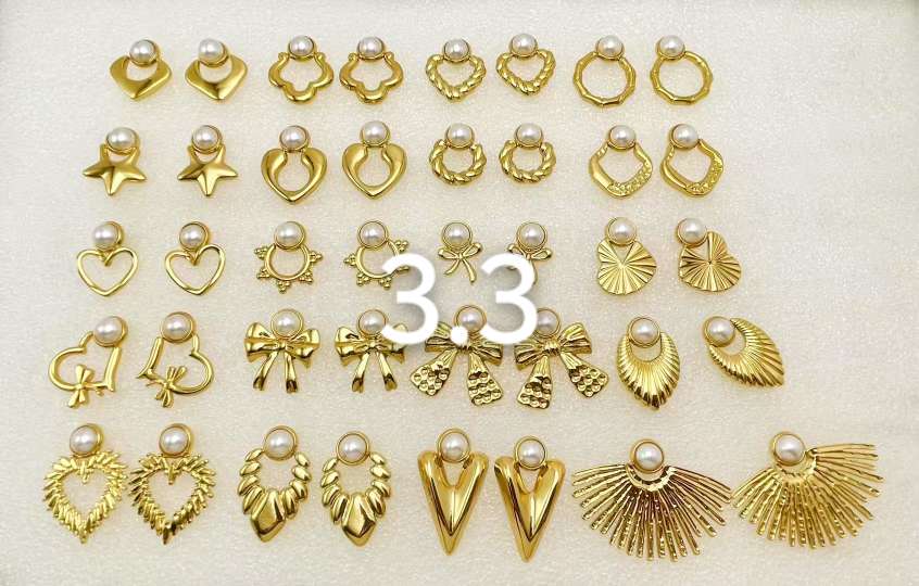 不锈钢饰品304/316等材质耳环项链手链戒指等等来样定制真空电镀不易退色量大可以谈价格优势品质好产品图