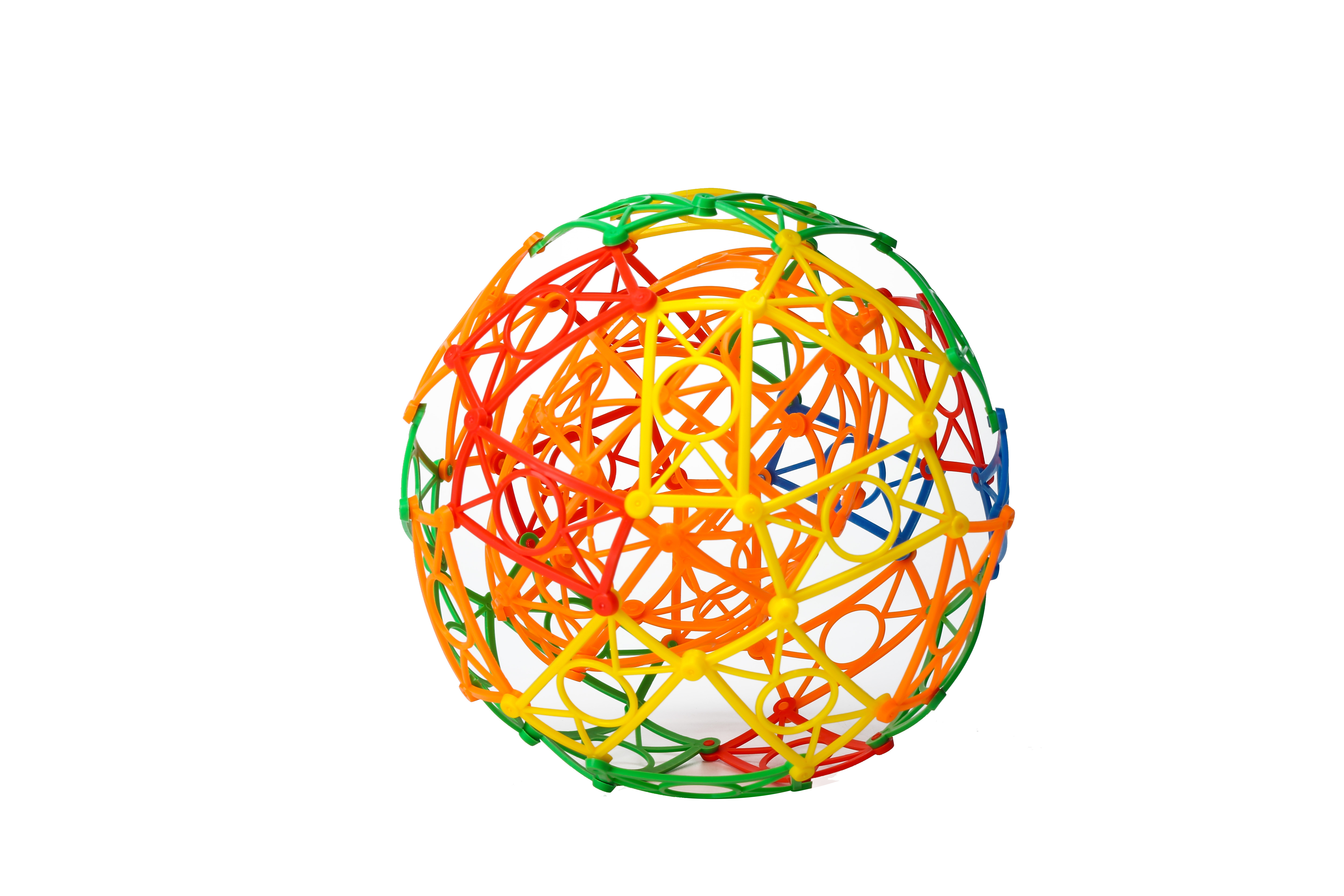 Children's toys, eco-friendly woven flower baskets, building blocks, educational assembly building blocks, desktop intelligence plastic toys, plastic assembly building blocks details Picture