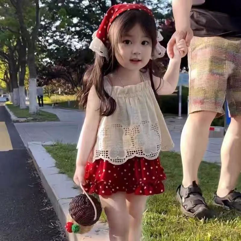 【 Headscarf Gift 】 A new and stylish summer dress set for out-of-season girls, featuring a halter top and a trendy two-piece outfit full figure