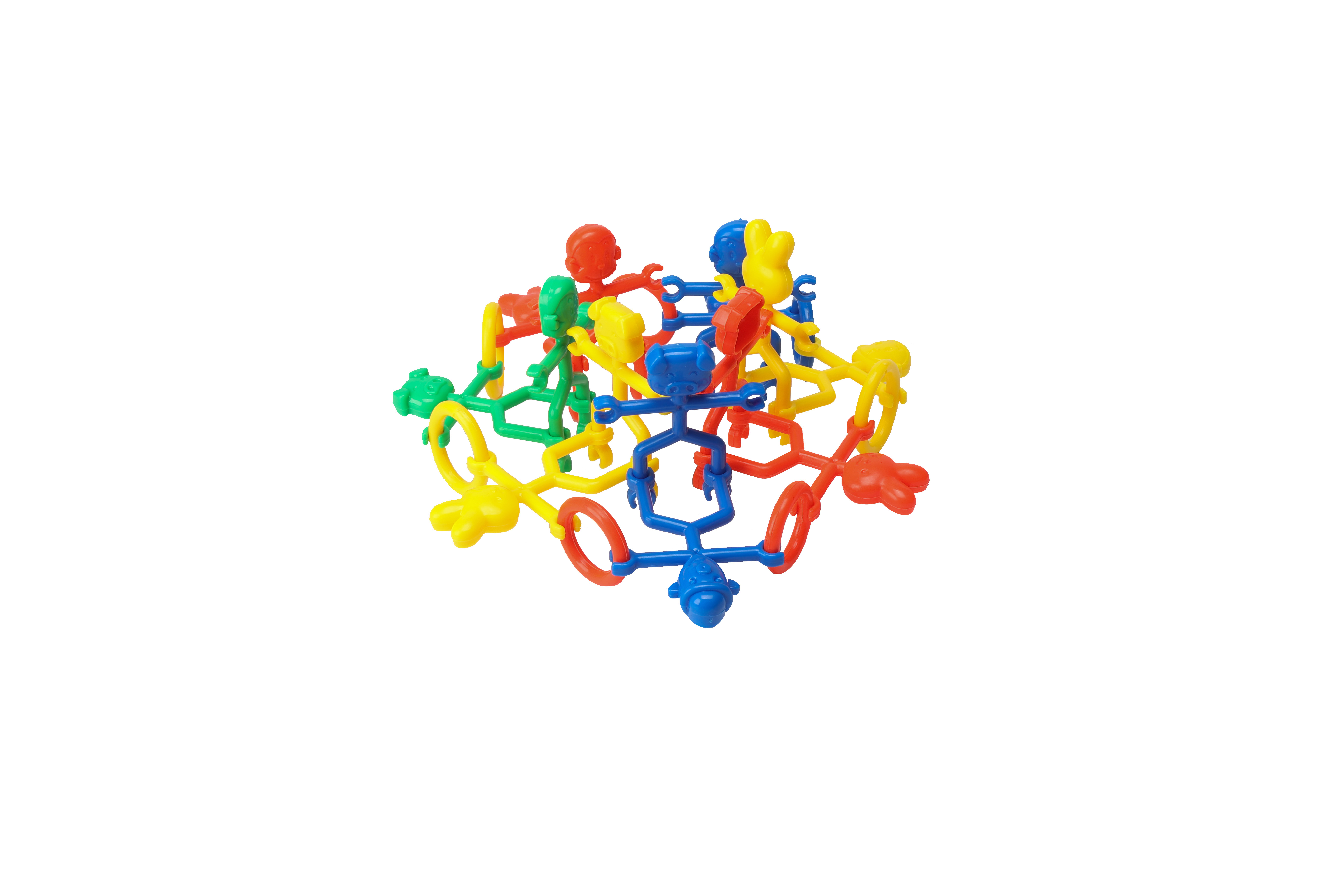 Wholesale of small acrobatics, children's kindergarten building blocks, interlocking building blocks, tabletop educational night market toys, large and small building blocks details Picture