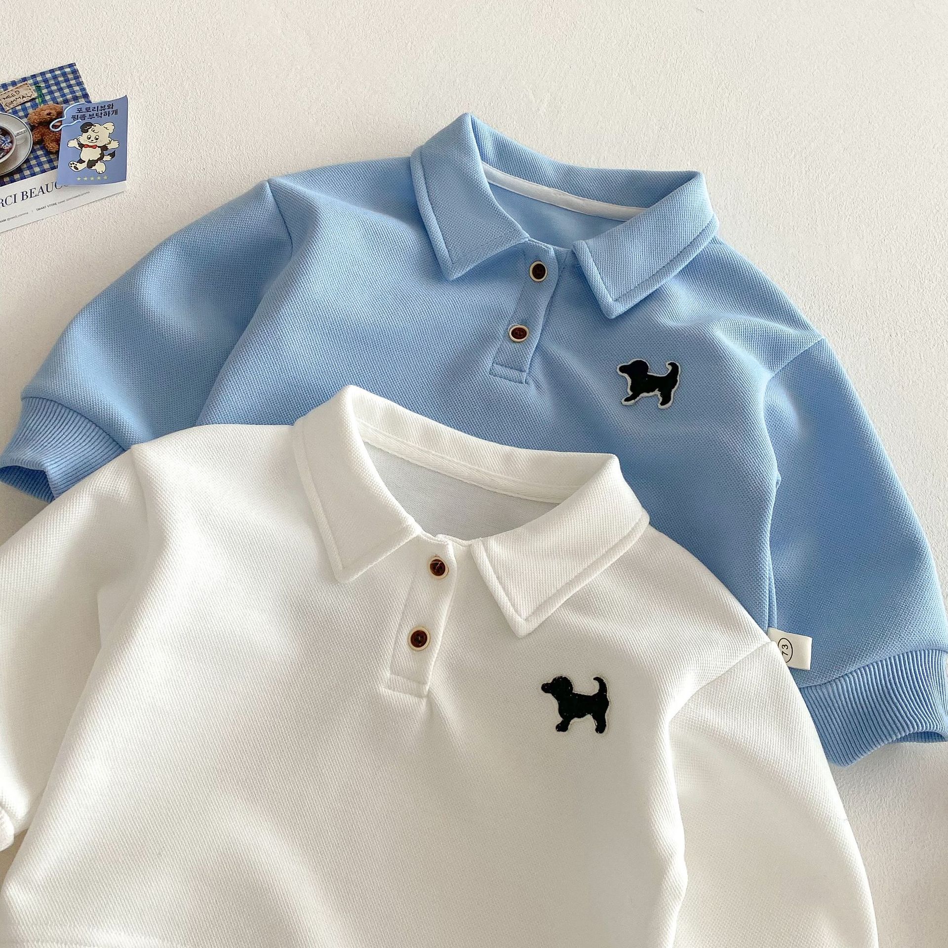 Children's fashion Polo shirt 2025 New style 0-5 years old spring Boys' striped base layer, baby spring clothing trend AY526 Specification drawing