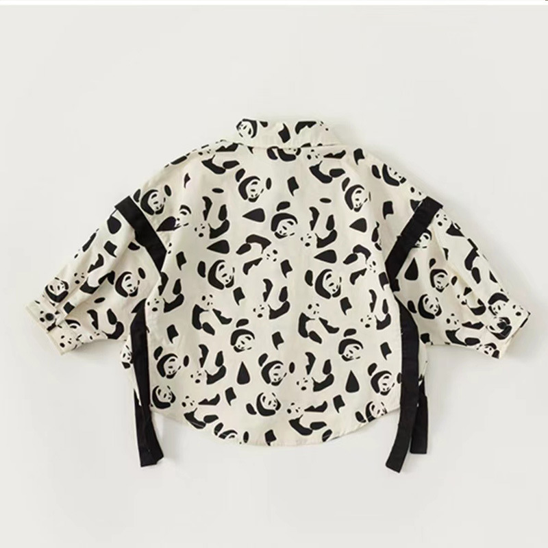 Boys' shirts, Korean-style webbing loose tops, girls' cool shirts, puppy coats, children's shirts, spring clothes and trendy outfits Application Scenario