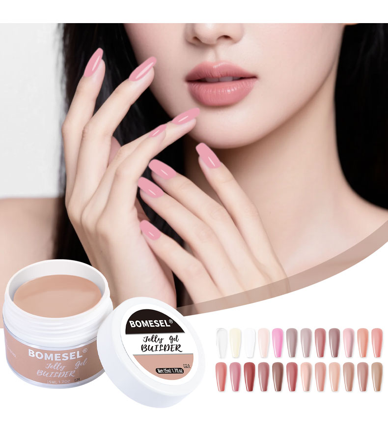 美甲果冻胶无痛延长胶模型胶可塑形可延长光疗胶美甲店专用功能胶详情9