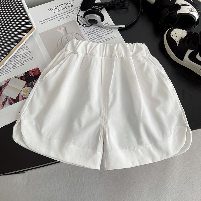 Pink children's short-sleeved shirt for summer, boys' stand-up collar floral print baby, Korean-style half-sleeved girls' outfit details Picture
