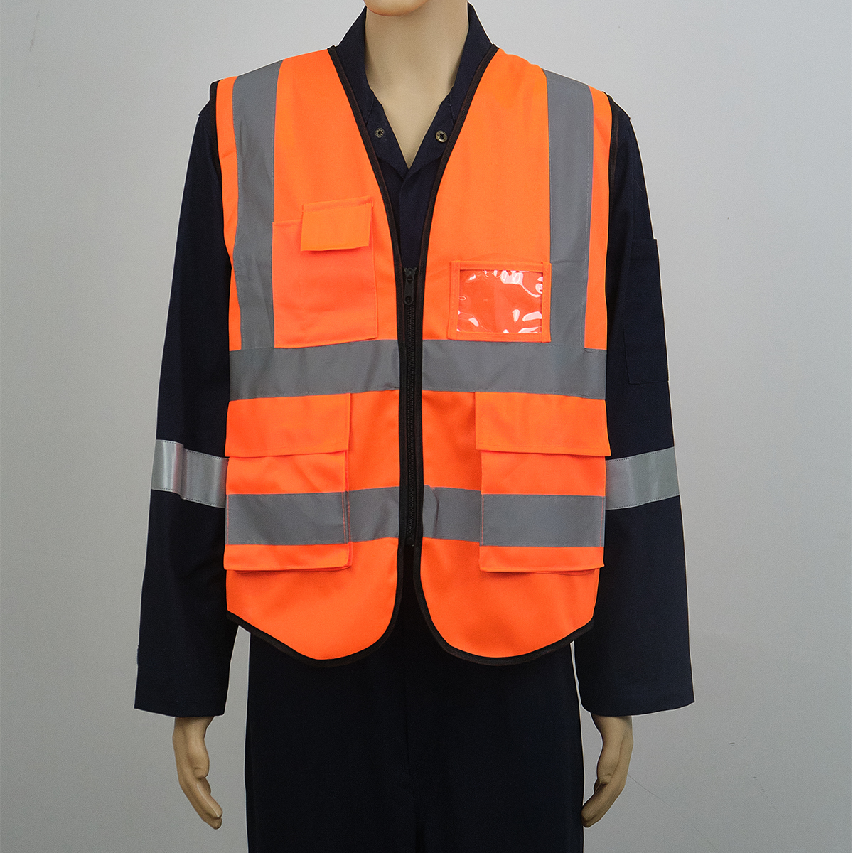 军训迷彩帽/荧光工装/电瓶车挡风被/反光马甲/军绿色劳保服细节图