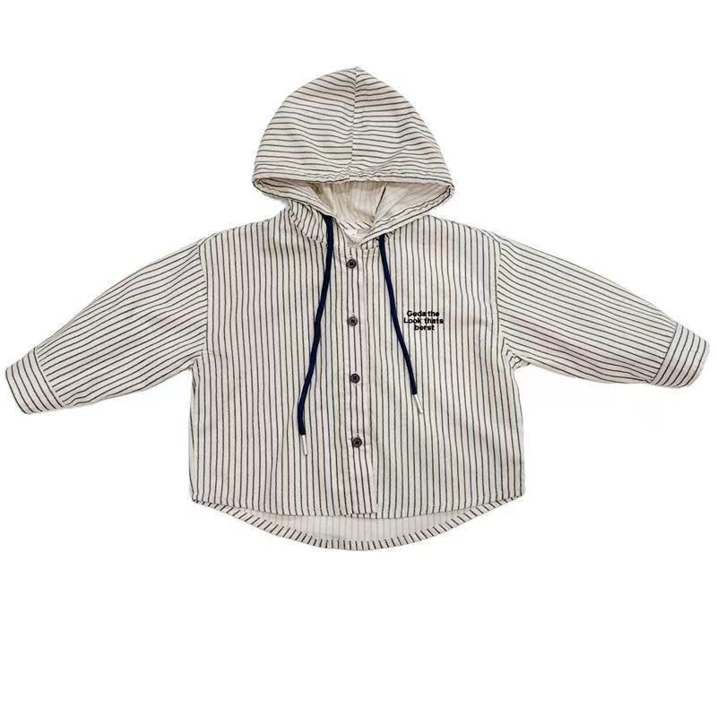 The new children's Geda hooded shirt is stylish, versatile, and casual. It's a Korean-style long-sleeved hooded windbreaker jacket Item Picture