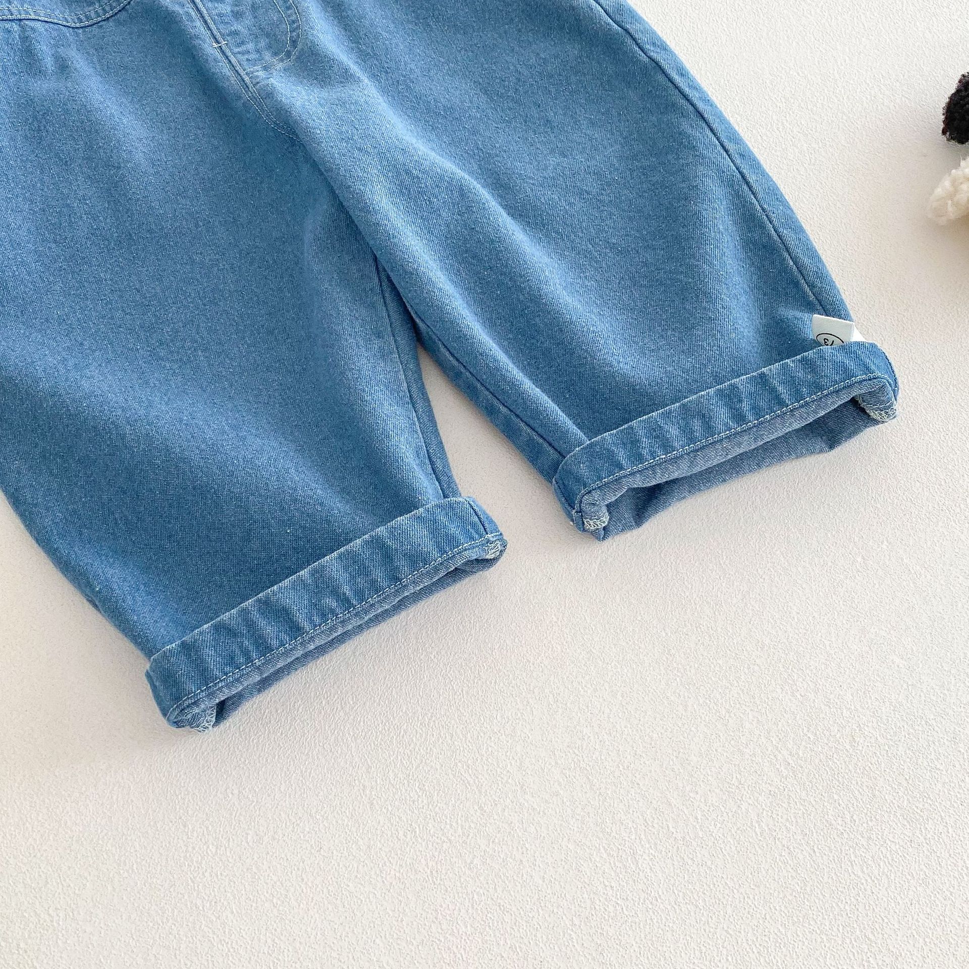 Children's cartoon overalls, 0-5 years old spring boys' fashionable Korean soft jeans, baby pants trend AK453 Application Scenario