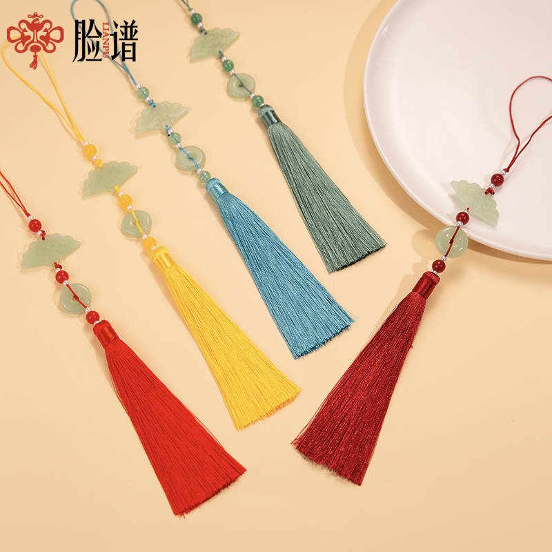 流苏/红色流苏/编绳/藏式流苏/麂皮绒流苏产品图