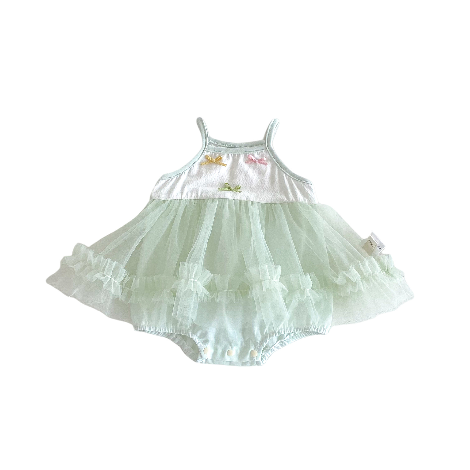 Wholesale of the 2025 new style of baby climbing dress, Z25-655XL breathable lace dress with a halter strap and bottom cover Item Picture