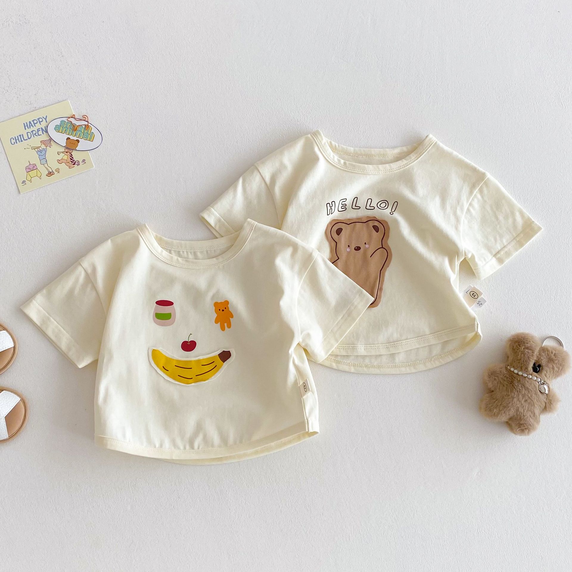 Children's Sports Set 2025 New Summer Boys' Fashion and Girls' Cartoon Shorts Two-piece Set Z25-278XT Application Scenario