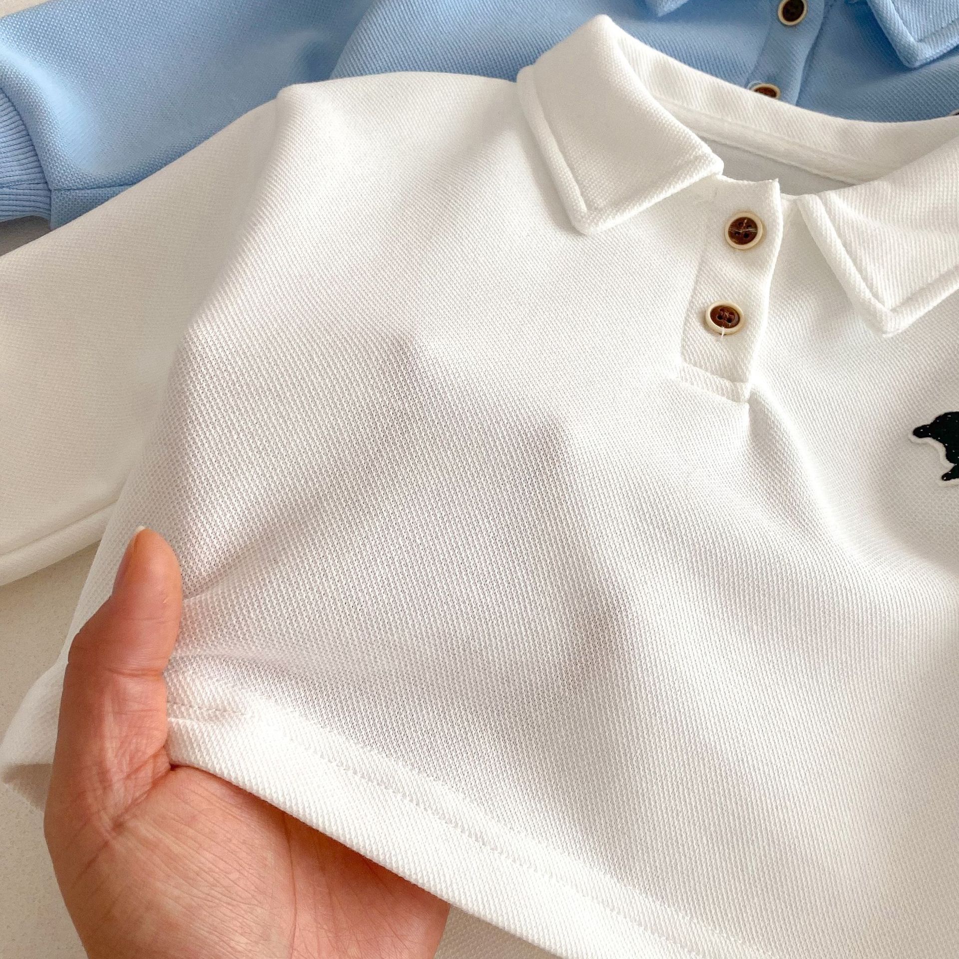 Children's fashion Polo shirt 2025 New style 0-5 years old spring Boys' striped base layer, baby spring clothing trend AY526 Application Scenario