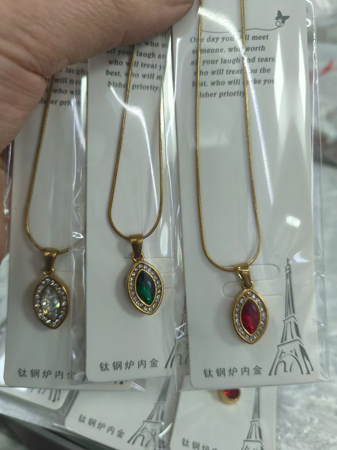 不锈钢饰品304/316等材质耳环项链手链戒指等等来样定制真空电镀不易退色量大可以谈价格优势品质好详情图2