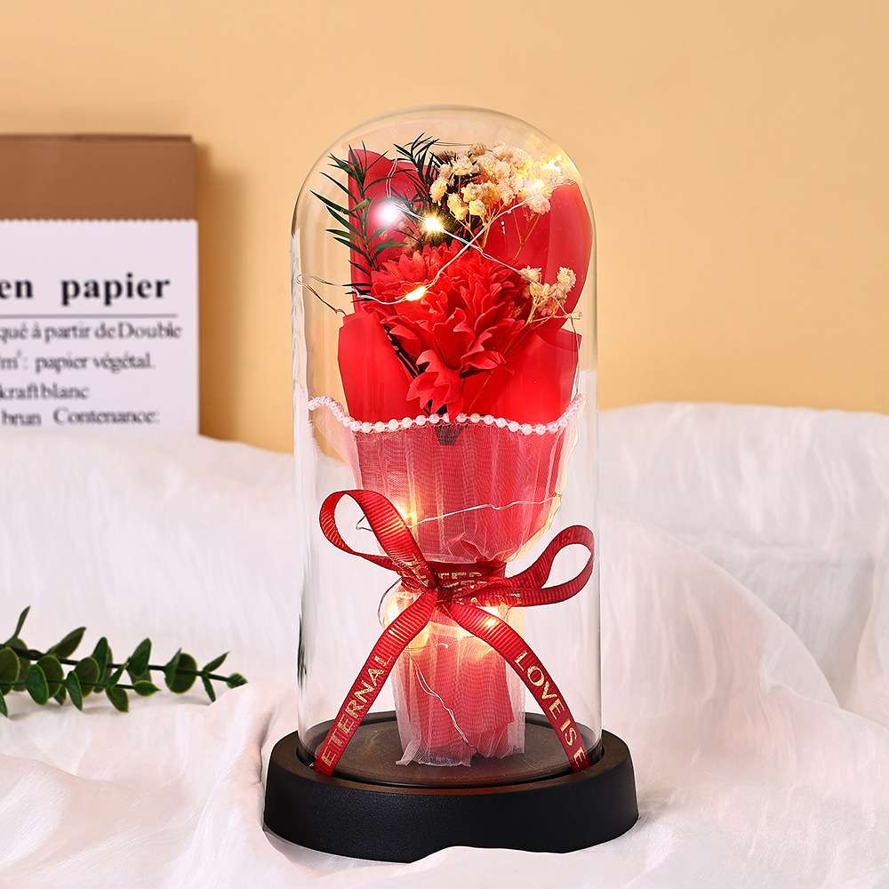 母亲节 情人节 节日礼品  仿真花  花束厂家直销
