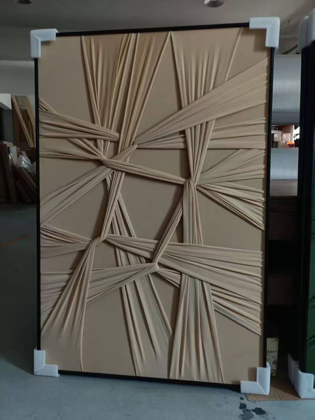 现代轻奢玄关装饰画抽象肌理感砂岩挂画高级感客厅走廊背景墙壁画1