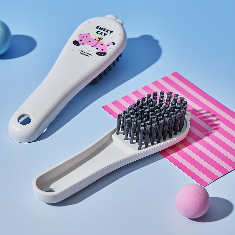 J06-7036鞋刷子软毛鞋刷洗鞋刷子可爱洗衣刷子不伤鞋软毛刷鞋卡通刷子刷鞋