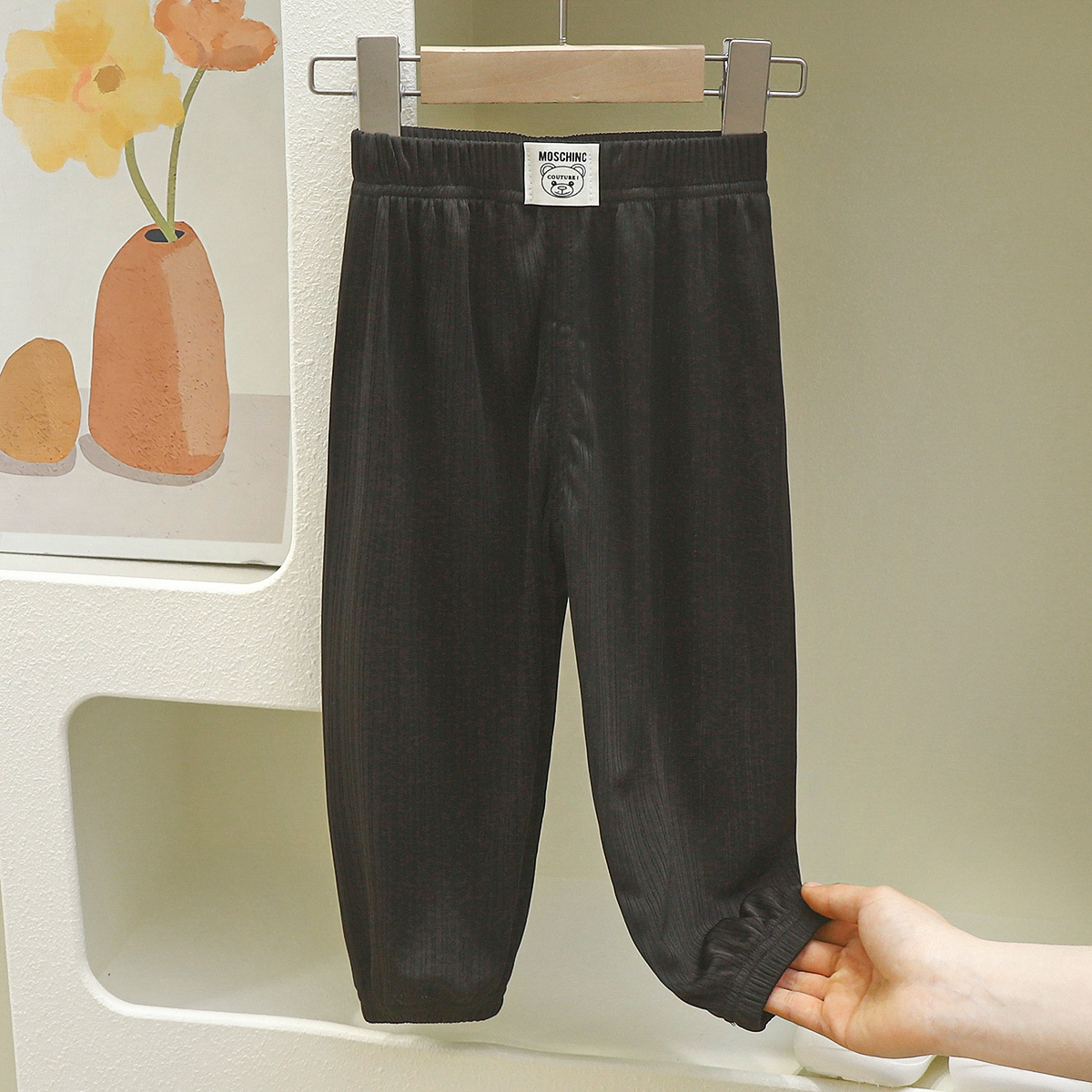 Children's mosquito-proof pants, summer new style baby thin pants, boys' long pants, Korean version girls breathable children's pants, children's clothing details Picture
