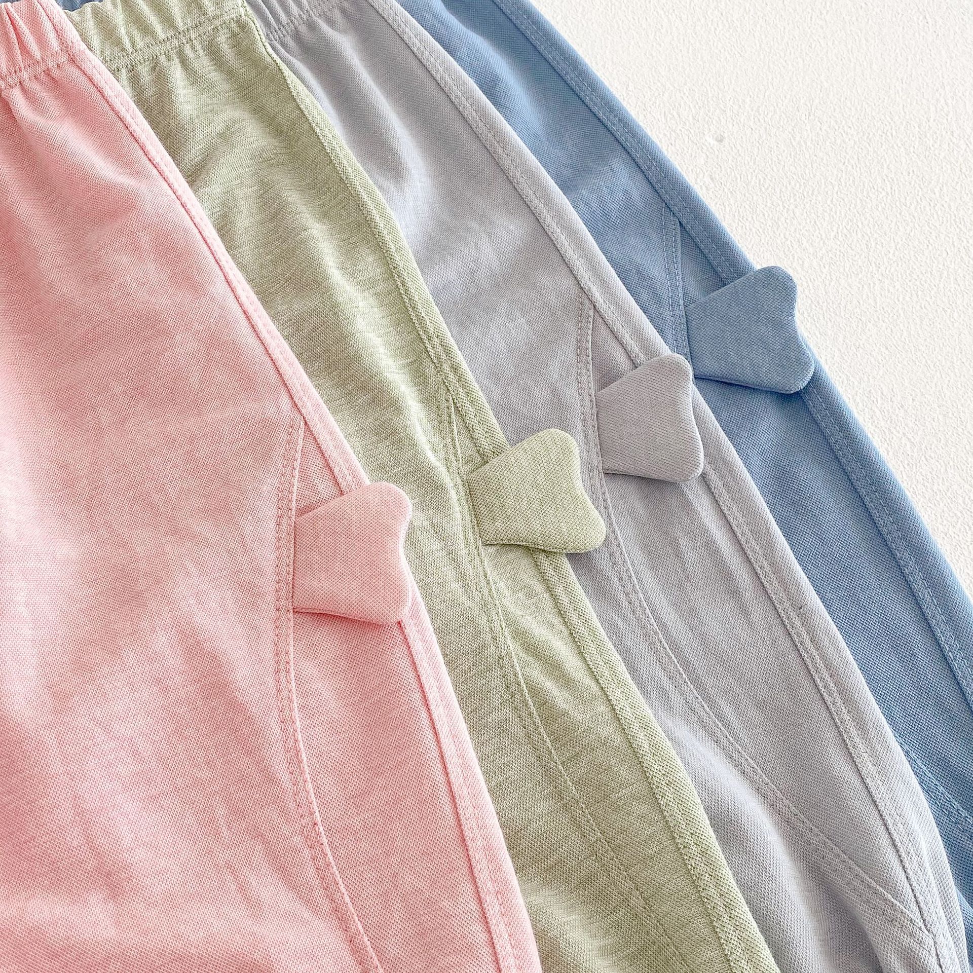 Solid color mosquito-proof pants for girls 2025 new style summer girls, stylish Korean-style casual pants, thin children's summer pants Application Scenario