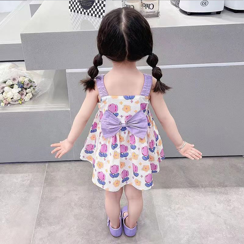 Korean Instagram-style summer new stylish and fashionable girls' dress with a halter top Specification drawing