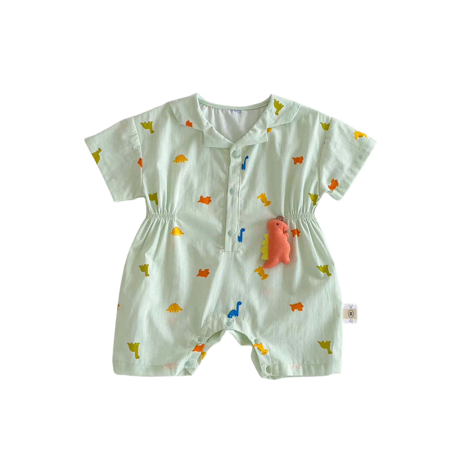 Baby beach-style Ha Yi 2025 New Summer full-length cartoon one-piece dress for babies, trendy clothes for newborns going out Item Picture