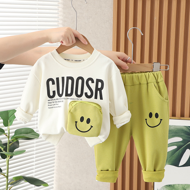 Boys' Autumn Set 2023 New Korean Style Boys' sporty and Stylish 2-piece set, Spring and autumn fashionable and trendy clothes for children Application Scenario