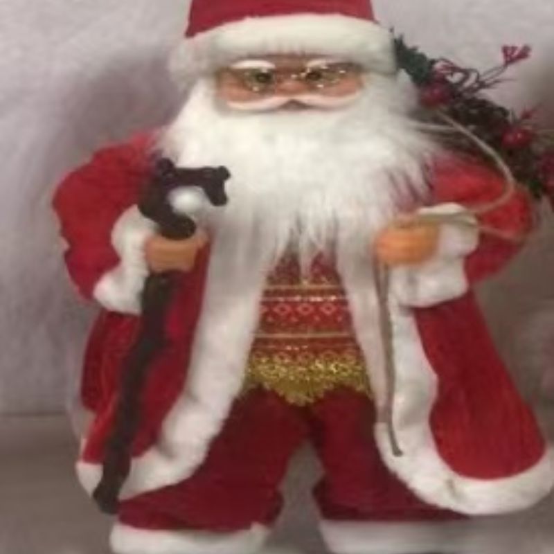 圣诞老人摆件圣诞节道具圣诞电动音乐工艺品居家