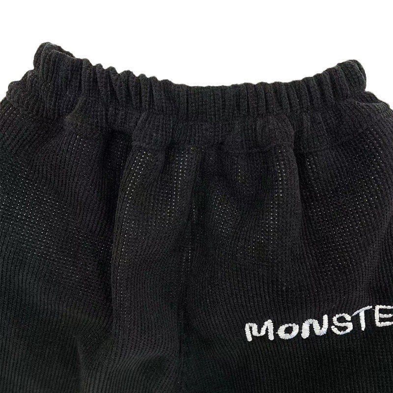 Boys' fleece pants, winter clothes, children's winter style warm sweatpants, one-piece fleece baby winter casual thickened lantern pants Item Picture