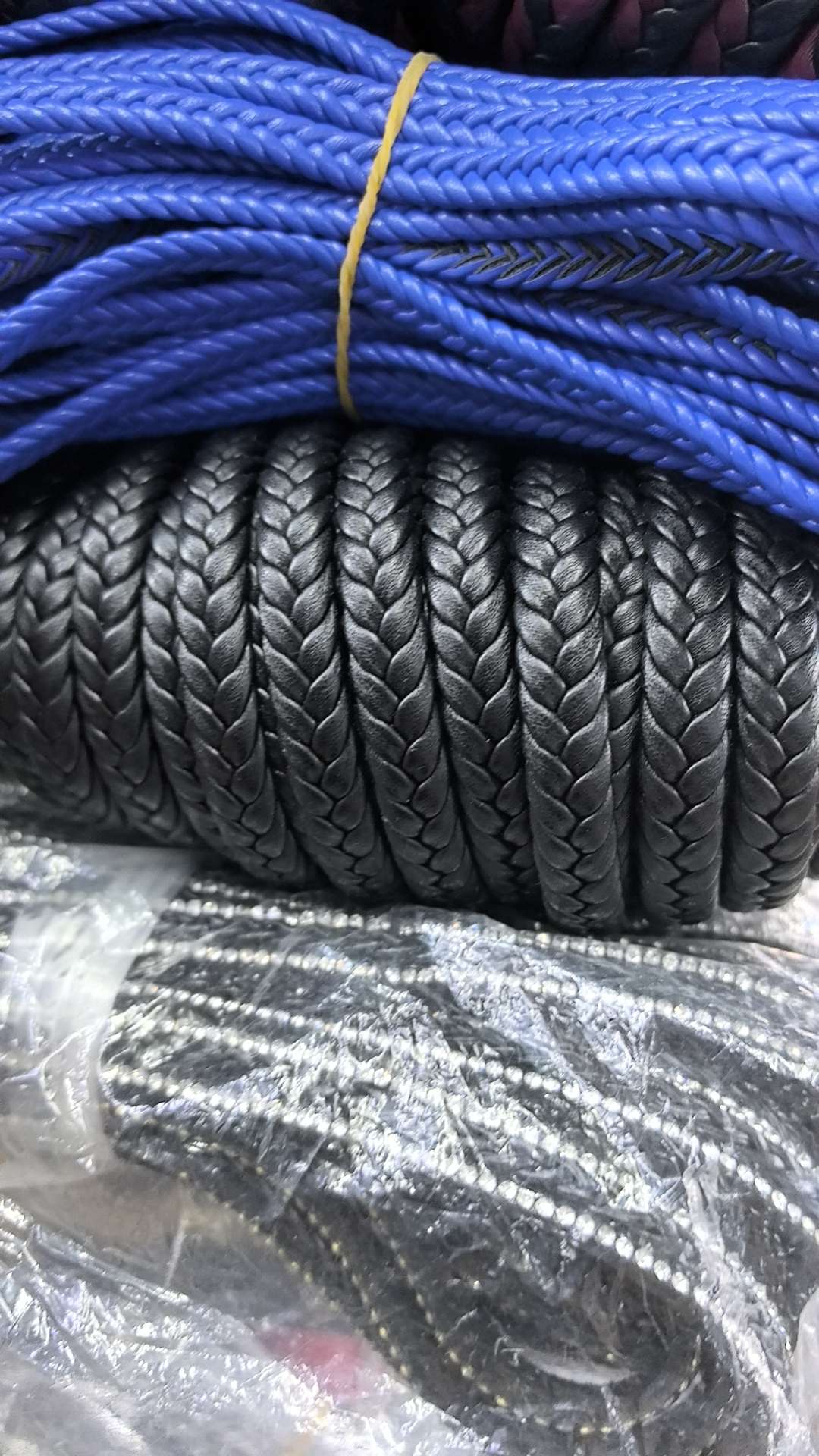 皮革编织手链编织项链绳手链绳钥匙扣编织绳发带蝴蝶结绳子发发夹绳子冬天毛绒娃娃纺织皮革皮标PE布耐用手工制作详情图3