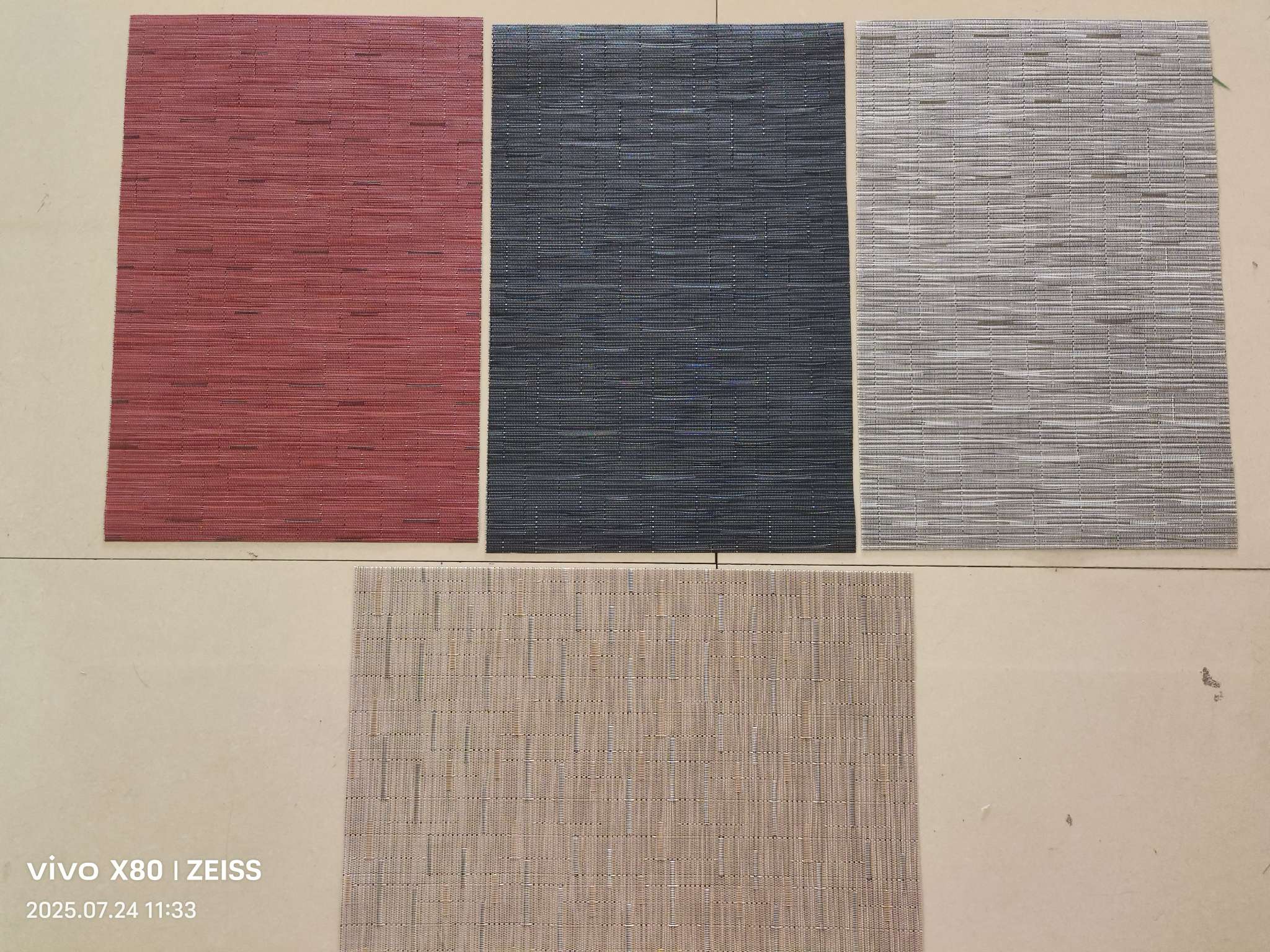 餐垫杯垫竹碗陶瓷隔热垫编织杯垫家用防滑防烫实用组合