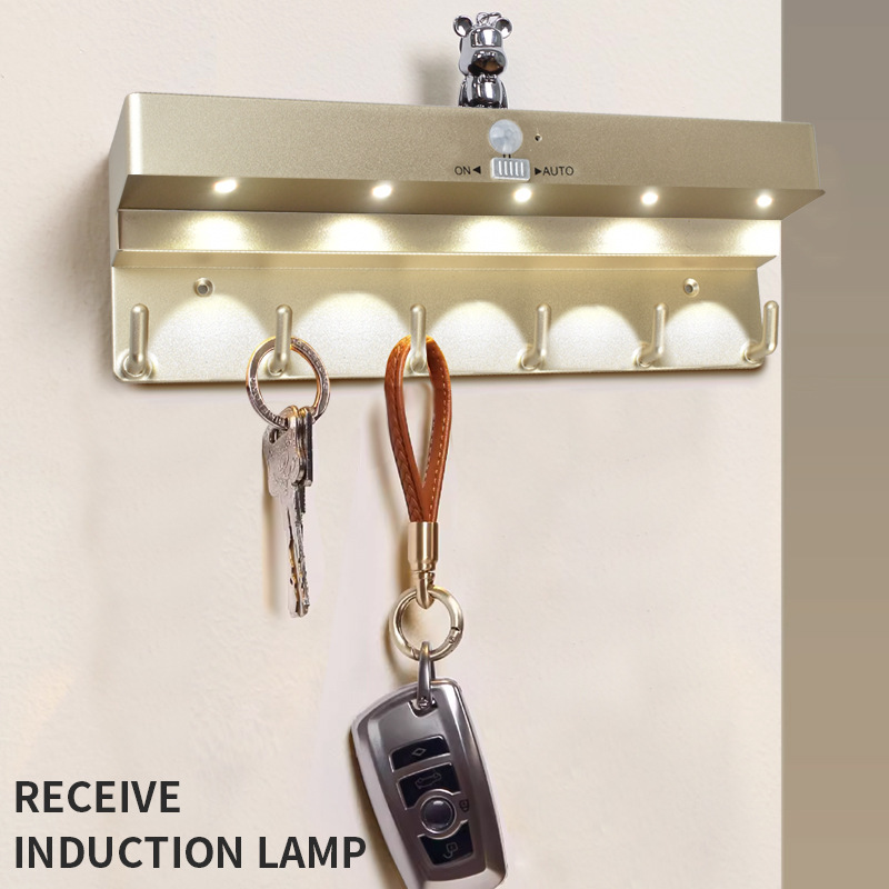 衣钩挂钩排钩粘贴式多功能钩子家居收纳实用装饰用品产品图