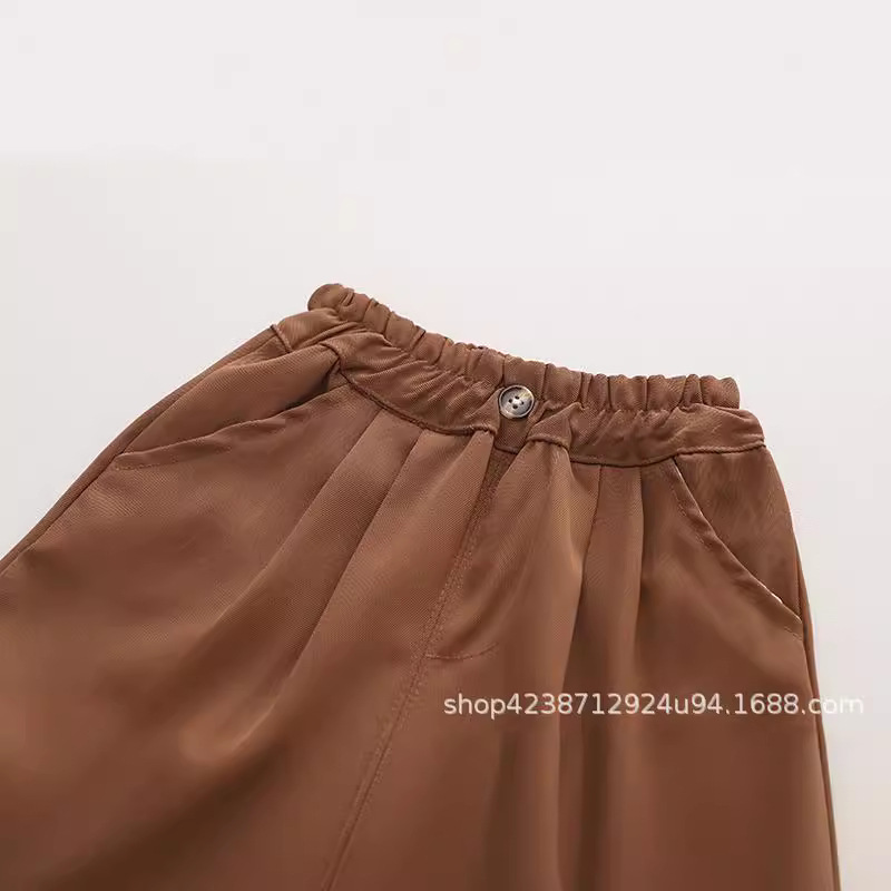 Summer Chiffon cotton shirt short-sleeved 2023 Breathable new style for children and boys Korean summer shorts two-piece set Application Scenario
