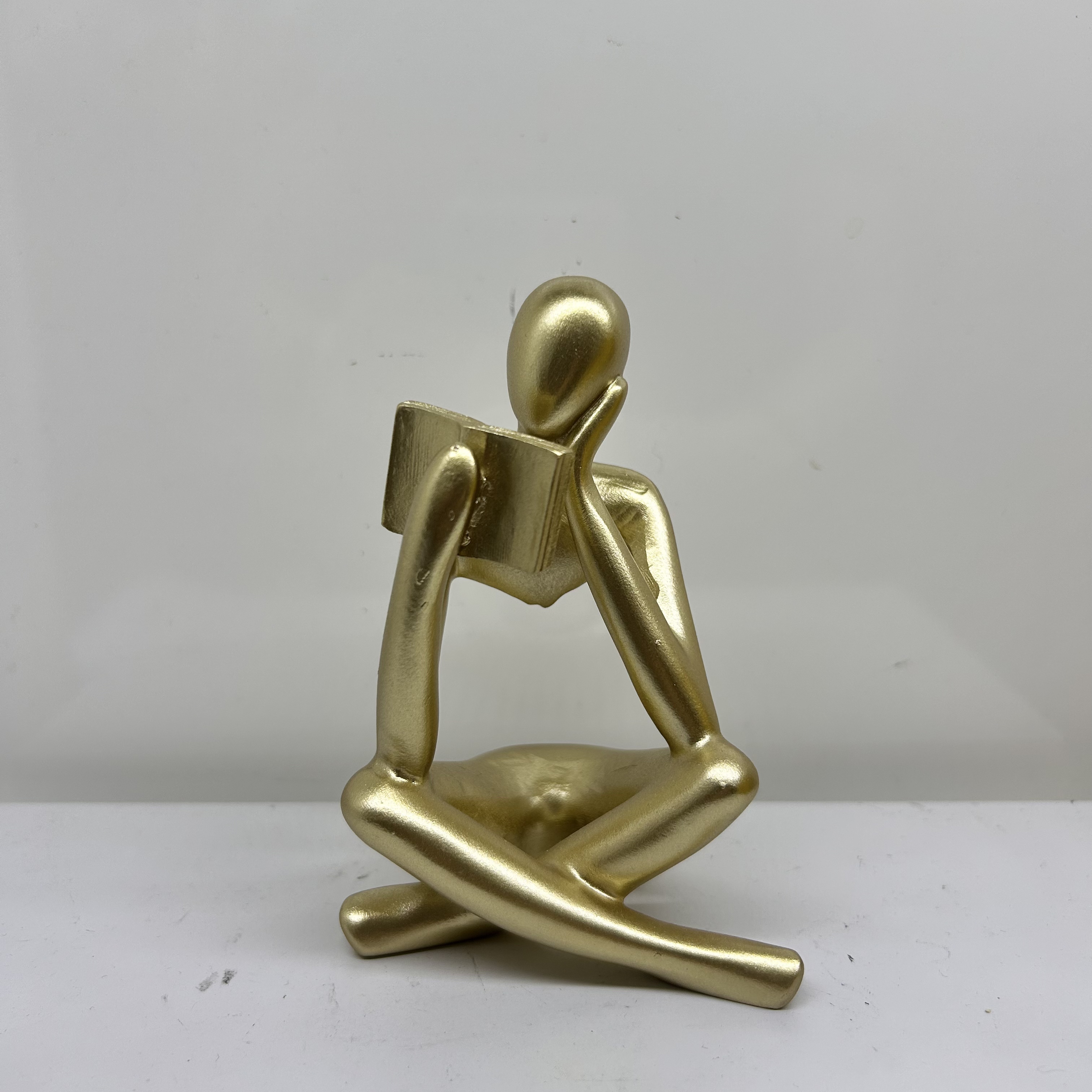 创意设计感现代轻奢摆件北欧金色抽象人物家居装饰品摆设