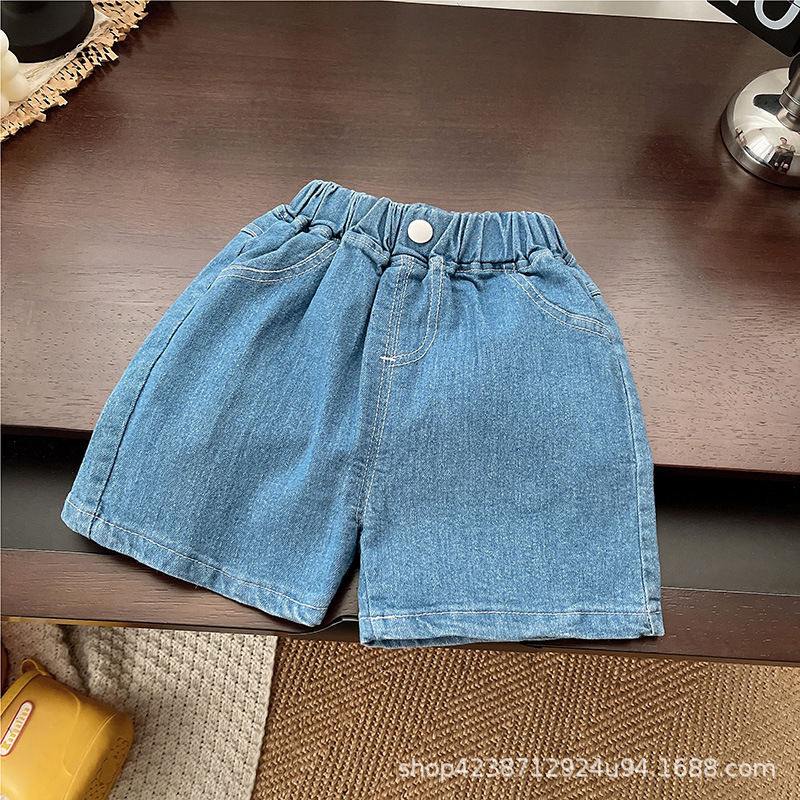 Boys' Summer 2025 new Style Stylish, cool and cool summer wear for boys, children's short-sleeved summer clothing trend details Picture