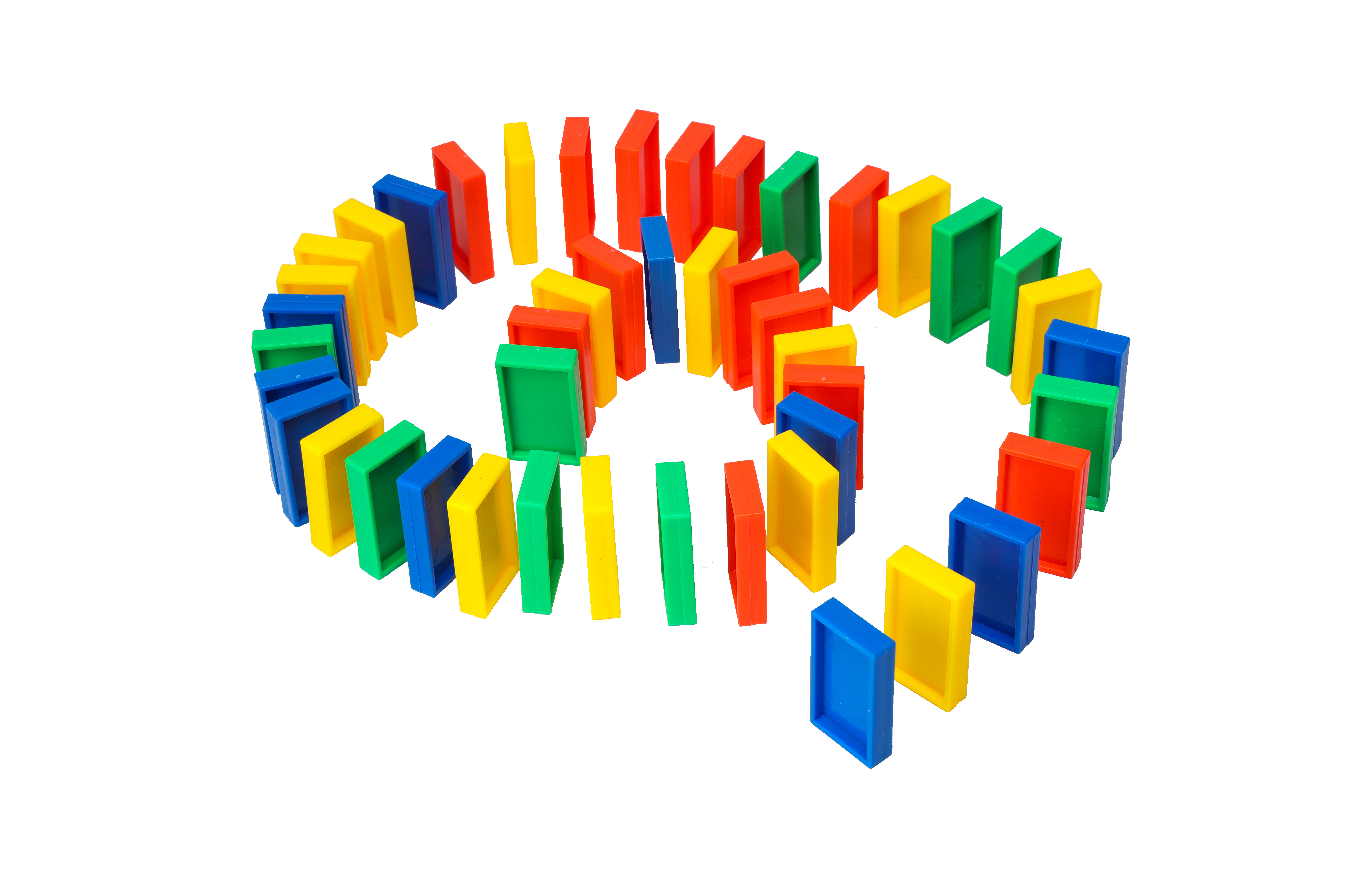 Yiwu Quality products: Hualong Toys, Domino DIY educational building blocks, eco-friendly plastic toys, assembly building blocks details Picture