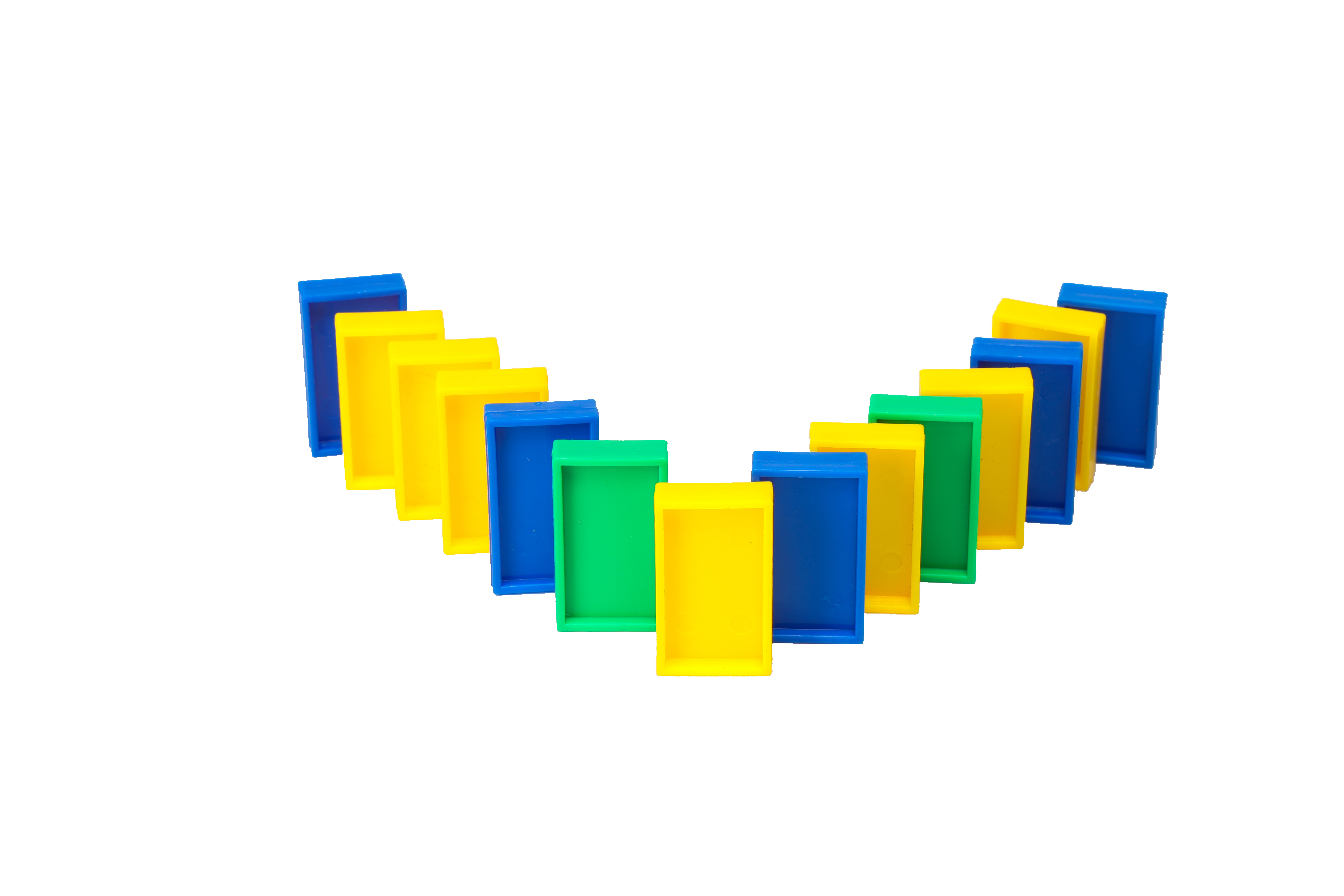 Yiwu Quality products: Hualong Toys, Domino DIY educational building blocks, eco-friendly plastic toys, assembly building blocks Application Scenario